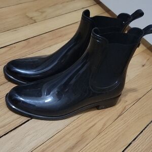 Aldo Women's Glossy Black Rain Boots